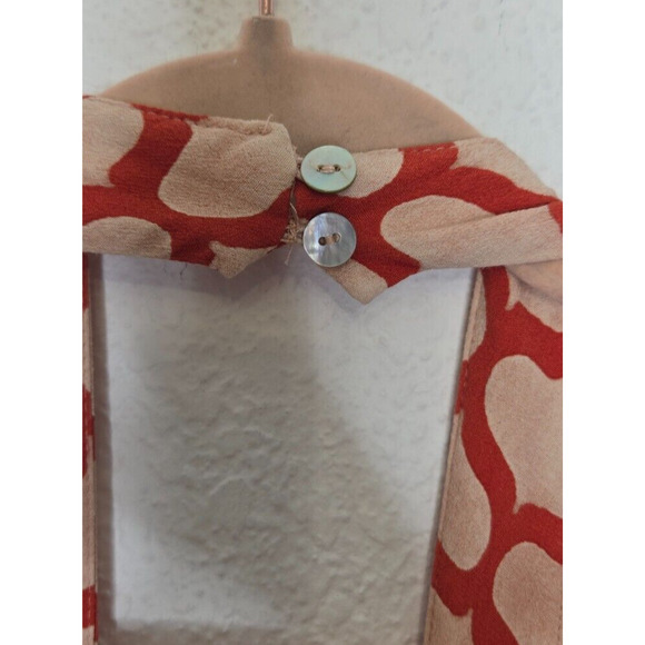 MANGO Womens Jumpsuit Small Black White Printed Halter Wrap Tie Waist Backless - Picture 7 of 13